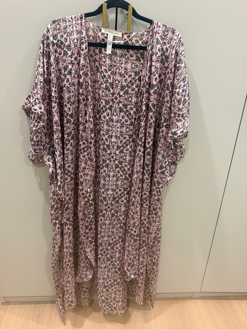 BCBGeneration Boho Floral Kimono Cover-Up